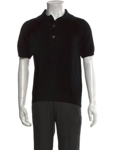 Pre-owned Entire Studios Wool Short Sleeve In Black