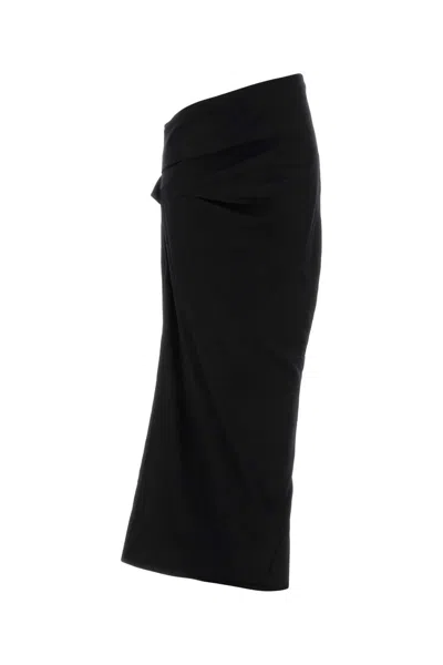 Entire Studios Wool Skirt Black