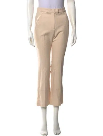 Pre-owned Entire Studios Wool Straight Leg Pants In Neutral