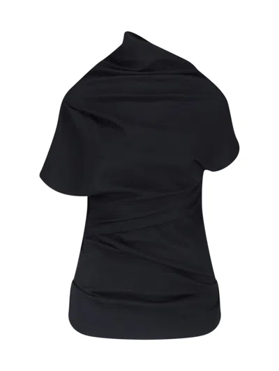 Entire Studios Wool Top In Black