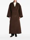 Entire Studios Wrap-front Double-breasted Coat In Brown
