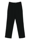 Entire Studios Zerobound Raw-edge Trousers In Black