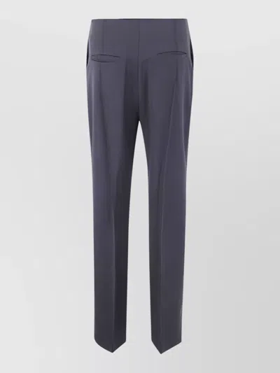 Entire Studios Zerobound Tailored Trousers Belt Loops Pockets In Blue