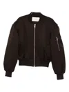 Entire Studios Zip Bomber Jacket In Black