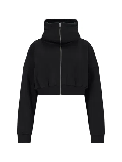 ENTIRE STUDIOS ZIP CROPPED SWEATSHIRT