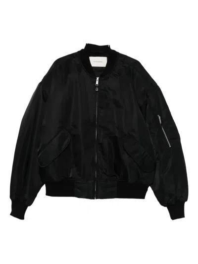 Entire Studios Zip-fastening Bomber Jacket In Black