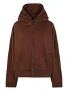 Entire Studios Zip-fastening Hoodie In Brown