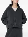 Entire Studios Zip Hoodie With Hood And Long Sleeves In Gray