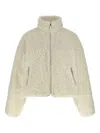 Entire Studios Textured High Neck Down Jacket In Neutral