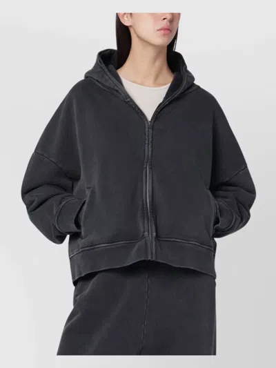 ENTIRE STUDIOS ZIP HOODIE WITH HOOD AND LONG SLEEVES