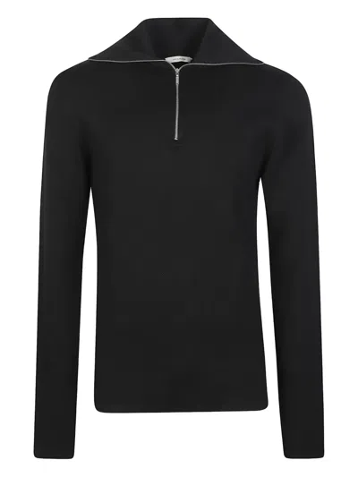 Entire Studios Zip Sweaters In Black