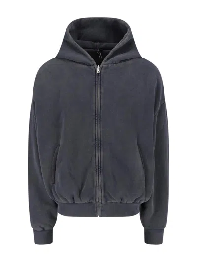 Entire Studios Zip Sweatshirt In Black