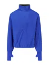 Entire Studios Shell Fleece Pullover Sweatshirt In Blue