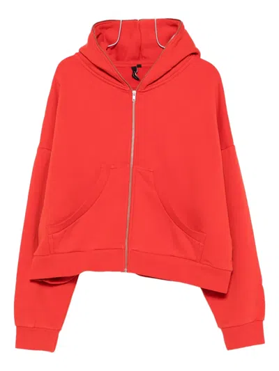 Entire Studios Zip-up Hoodie In Red