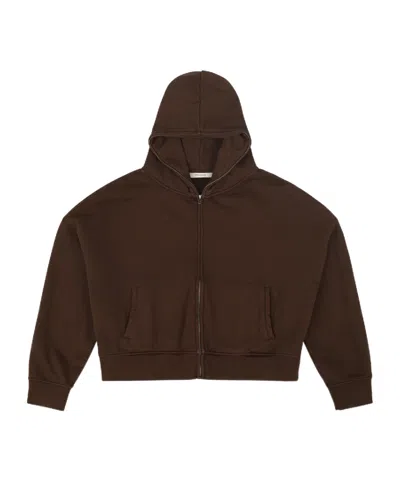 Entire Studios Zip-fastening Hoodie In Brown