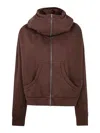 Entire Studios Zipped Sweatshirt In Brown