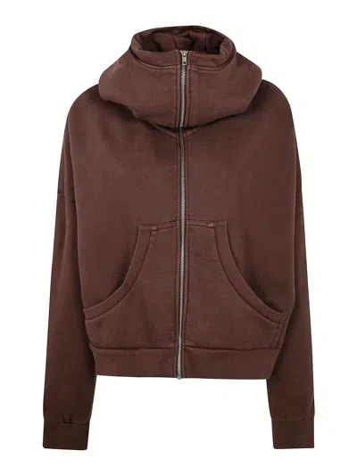 Entire Studios Zipped Sweatshirt In Brown