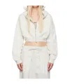 ENTIRE STUDIOS ENTIRE STUDIOS LONG SLEEVED CROPPED ZIPPED HOODIE