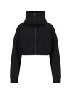 Entire Studios Charcoal Cotton Oversize Sweatshirt In Black  