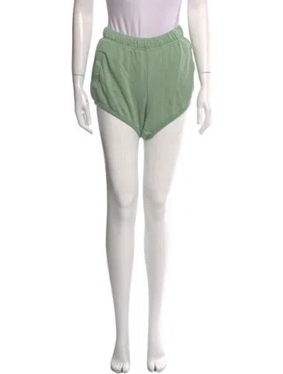 Pre-owned Entireworld Mini Shorts In Green