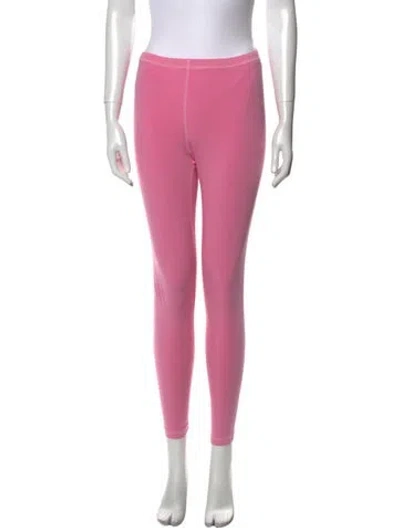 Pre-owned Entireworld Skinny Leg Pants In Pink