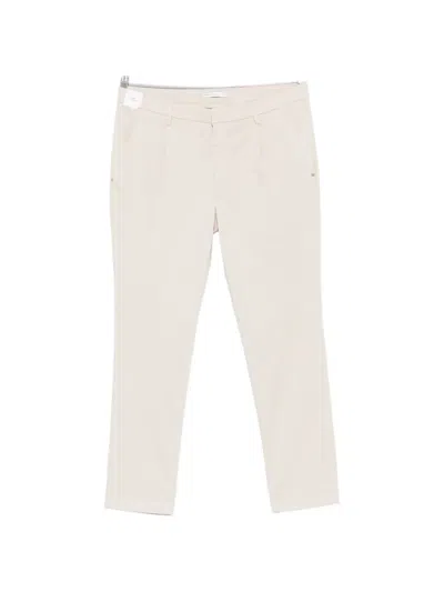 Entre Amis Arno Pocket Pleated Trousers In Gray