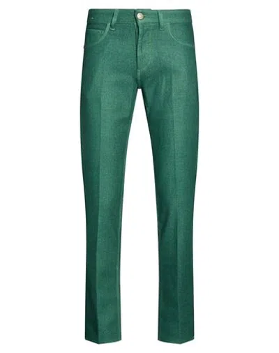 Entre Amis Bottomwear - Pants In Bright Blue - Green - Magenta - Mustard