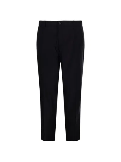 Entre Amis Button Trousers In Black