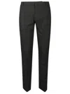 Entre Amis Cotton Trousers In Black