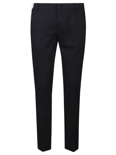 Entre Amis Cotton Trousers In Blue