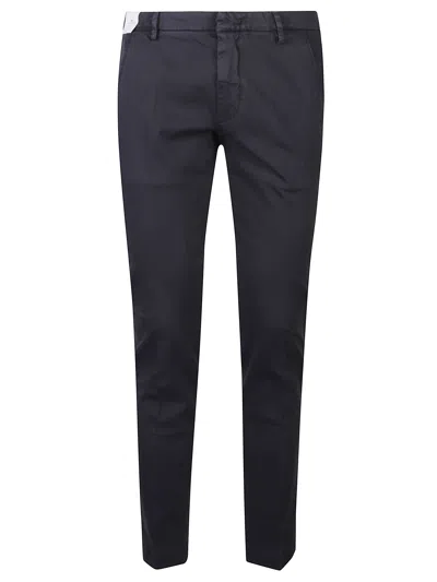 Entre Amis Cotton Trousers In Blue