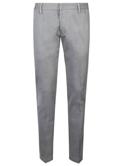 Entre Amis Cotton Trousers In Gray