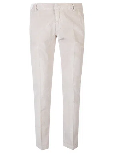 Entre Amis Cotton Trousers In Neutral