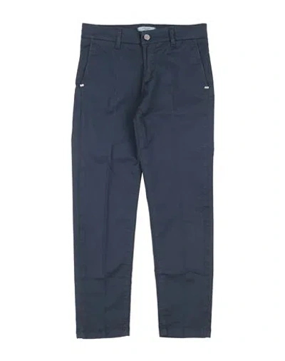 Entre Amis Garçon Babies'  Toddler Boy Pants Navy Size 4 Cotton, Elastane In Blue