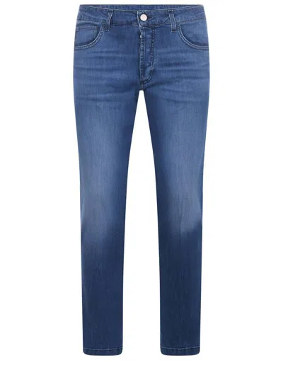 Entre Amis Jeans In Navy