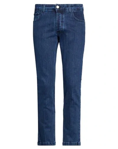 Entre Amis Man Jeans Blue Size 31 Cotton, Elastane