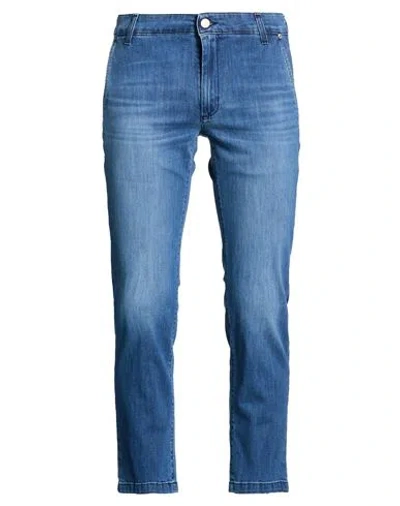 Entre Amis Man Jeans Blue Size 32 Cotton, Elastane