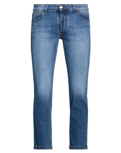 Entre Amis Man Jeans Blue Size 33 Cotton, Elastane