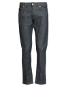 Entre Amis Man Jeans Blue Size 35 Cotton, Polyurethane In Blue