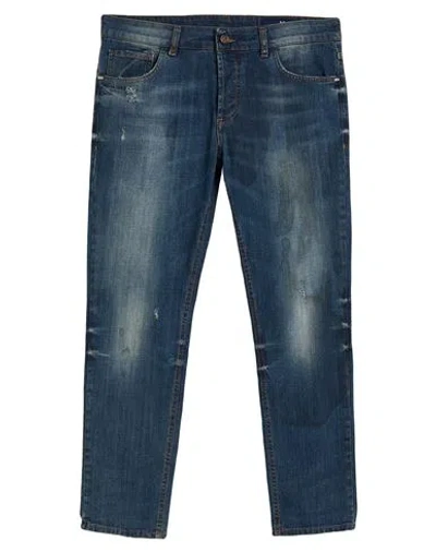 Entre Amis Man Jeans Blue Size 38 Cotton, Elastane
