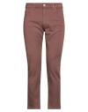 Entre Amis Man Jeans Chocolate Brown Size 34 Cotton, Elastane