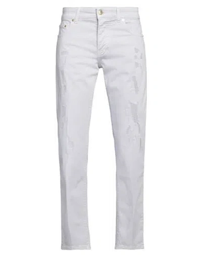Entre Amis Man Jeans Lilac Size 29 Cotton, Elastane In Purple