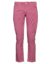 Entre Amis Man Jeans Magenta Size 35 Cotton, Elastane