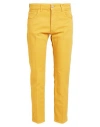Entre Amis Man Jeans Marigold Size 38 Cotton, Elastane In Yellow