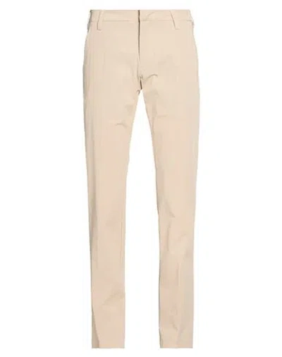 Entre Amis Man Pants Beige Size 29 Polyamide, Elastane In Multi