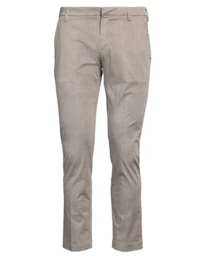 Entre Amis Man Pants Beige Size 34 Cotton, Elastane
