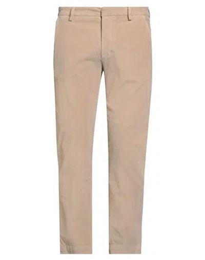 Entre Amis Man Pants Beige Size 34 Cotton, Elastane In Nude