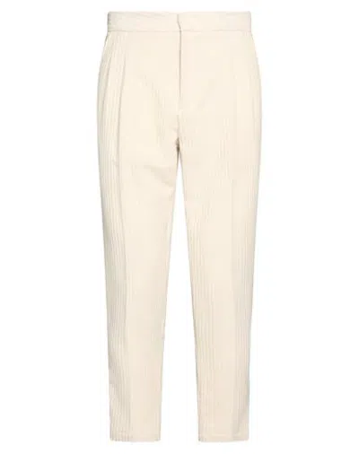Entre Amis Man Pants Beige Size 40 Virgin Wool, Polyamide, Viscose In Animal Print