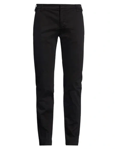 Entre Amis Man Pants Black Size 34 Cotton, Elastane