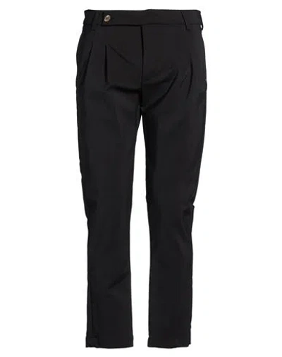 Entre Amis Man Pants Black Size 34 Cotton, Polyamide, Elastane